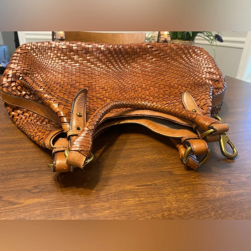 Cole Haan Genevieve Woven Leather Handbag - Picture 7 of 11